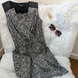 Armani Exchange Leather Printed Dress (Pockets)